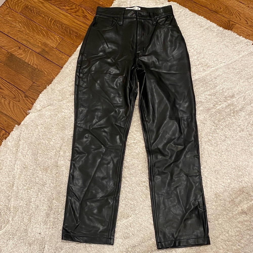 Abercrombie & Fitch Black Straight Leg Pants